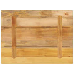 vidaXL Table Top 90x50x3.8 cm Rectangular Solid Wood Rough Mango 5