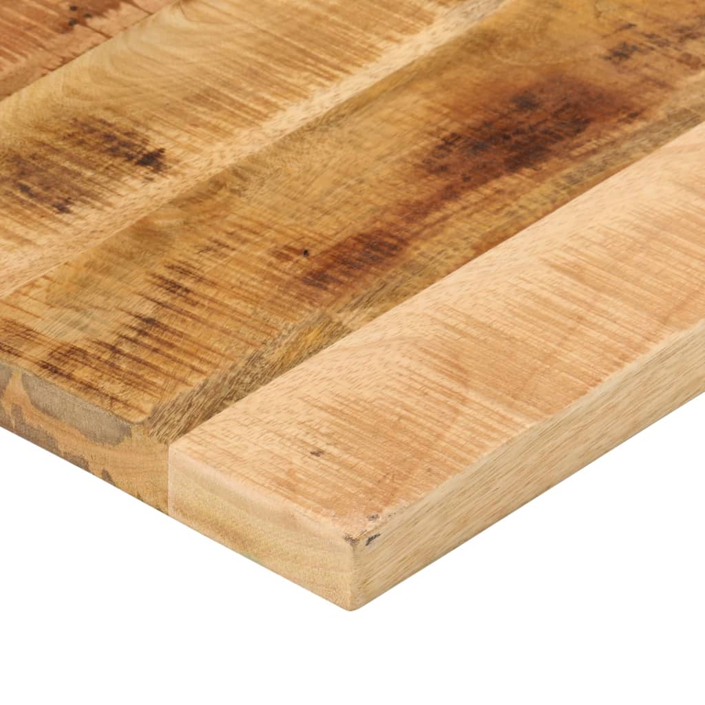 vidaXL Table Top 80x60x3.8 cm Rectangular Solid Wood Rough Mango 6