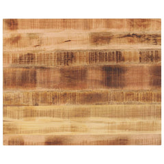 Table Top 80x80x3.8 cm Square Solid Wood Rough Mango Thickness 38 mm Rough Mango wood(natural) 90 cm