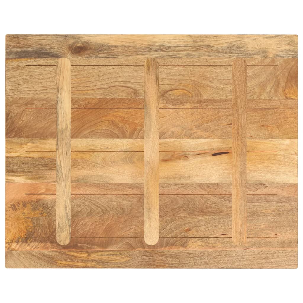 vidaXL Table Top 90x80x3,8 cm Rectangular Solid Wood Mango 4
