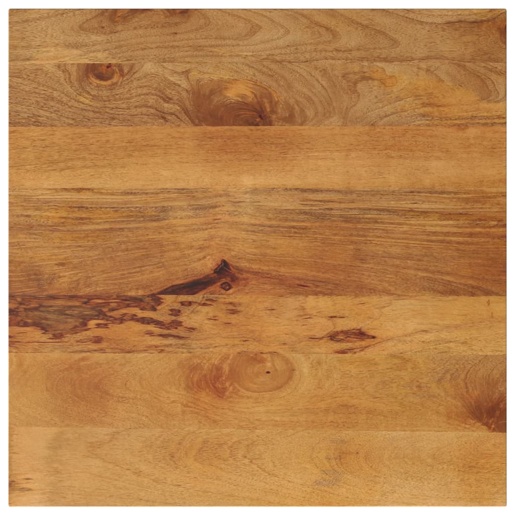 Table Top 80x80x2.5 cm Square Solid Wood Mango Thickness 25 mm Mango wood(oak finish) 80 cm