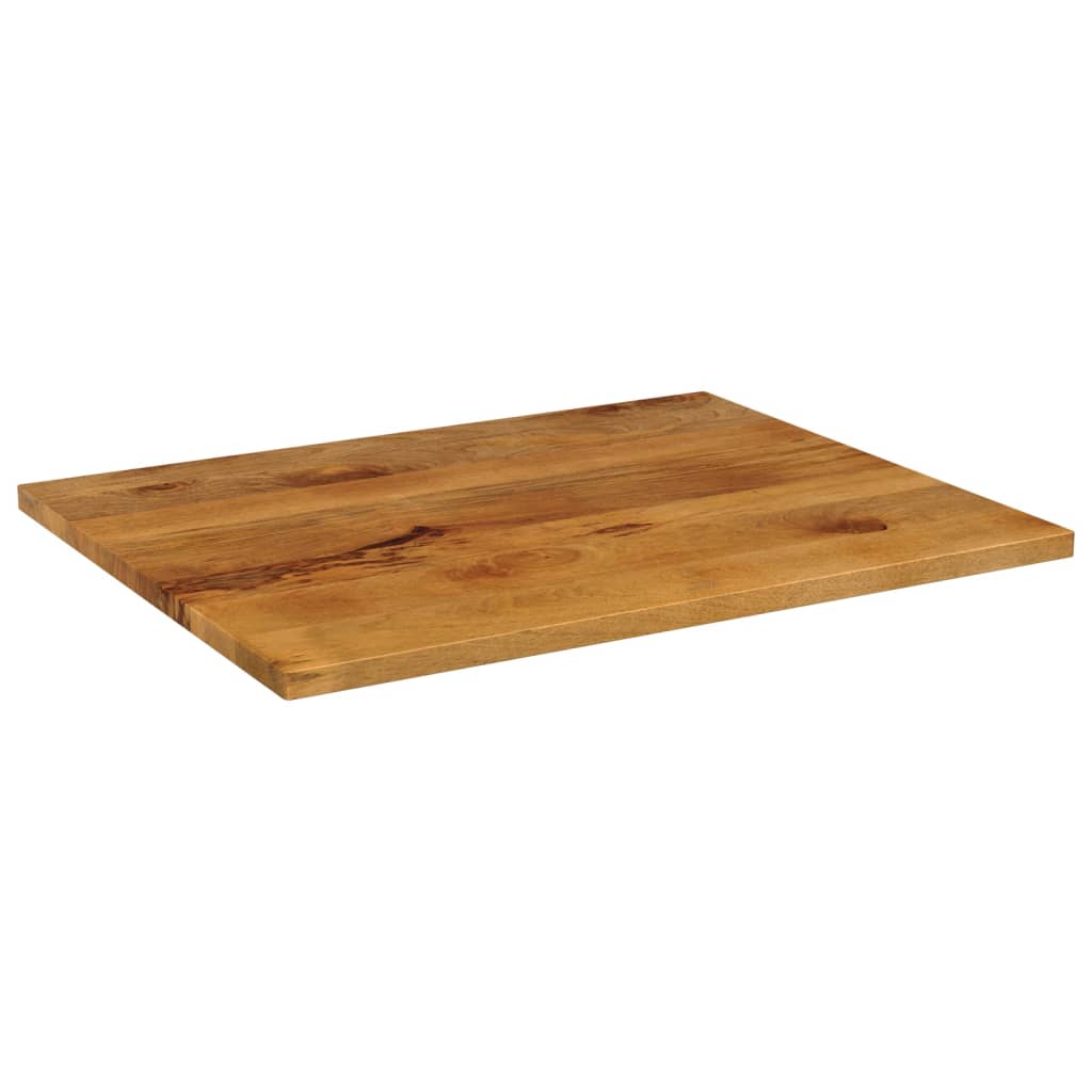 Table Top 80x80x2.5 cm Square Solid Wood Mango Thickness 25 mm Mango wood(oak finish) 90 cm