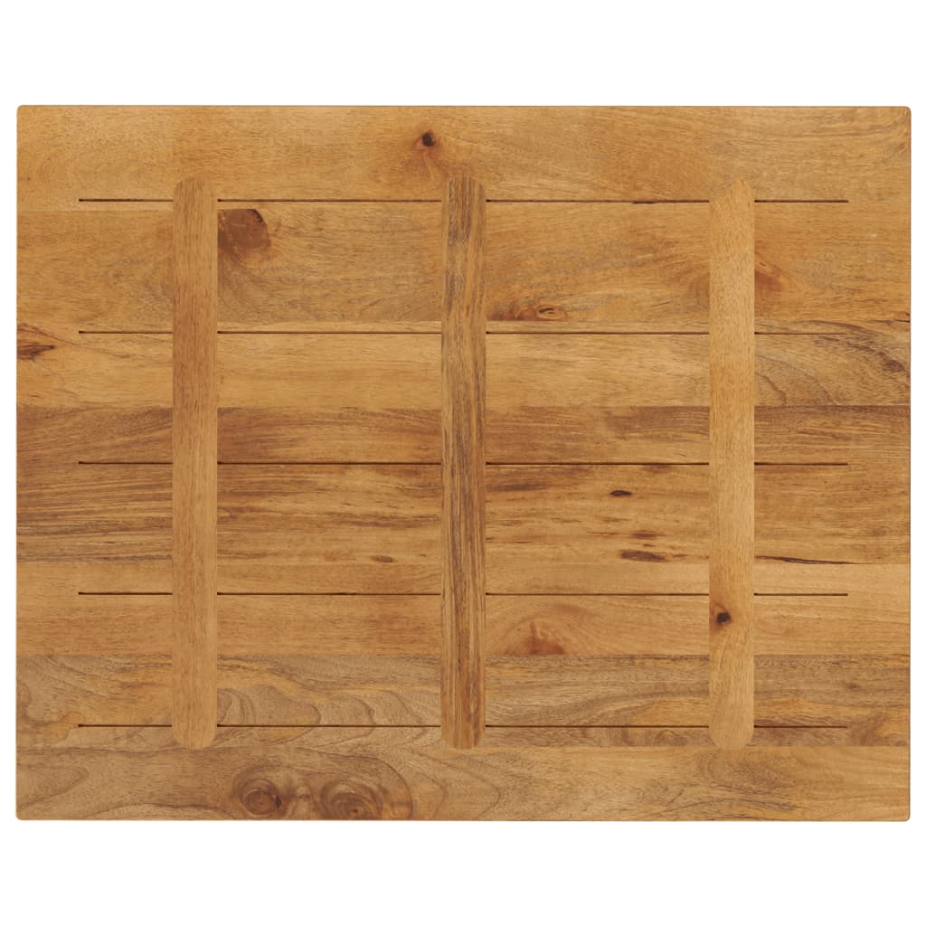 Table Top 80x80x2.5 cm Square Solid Wood Mango Thickness 25 mm Mango wood(oak finish) 90 cm