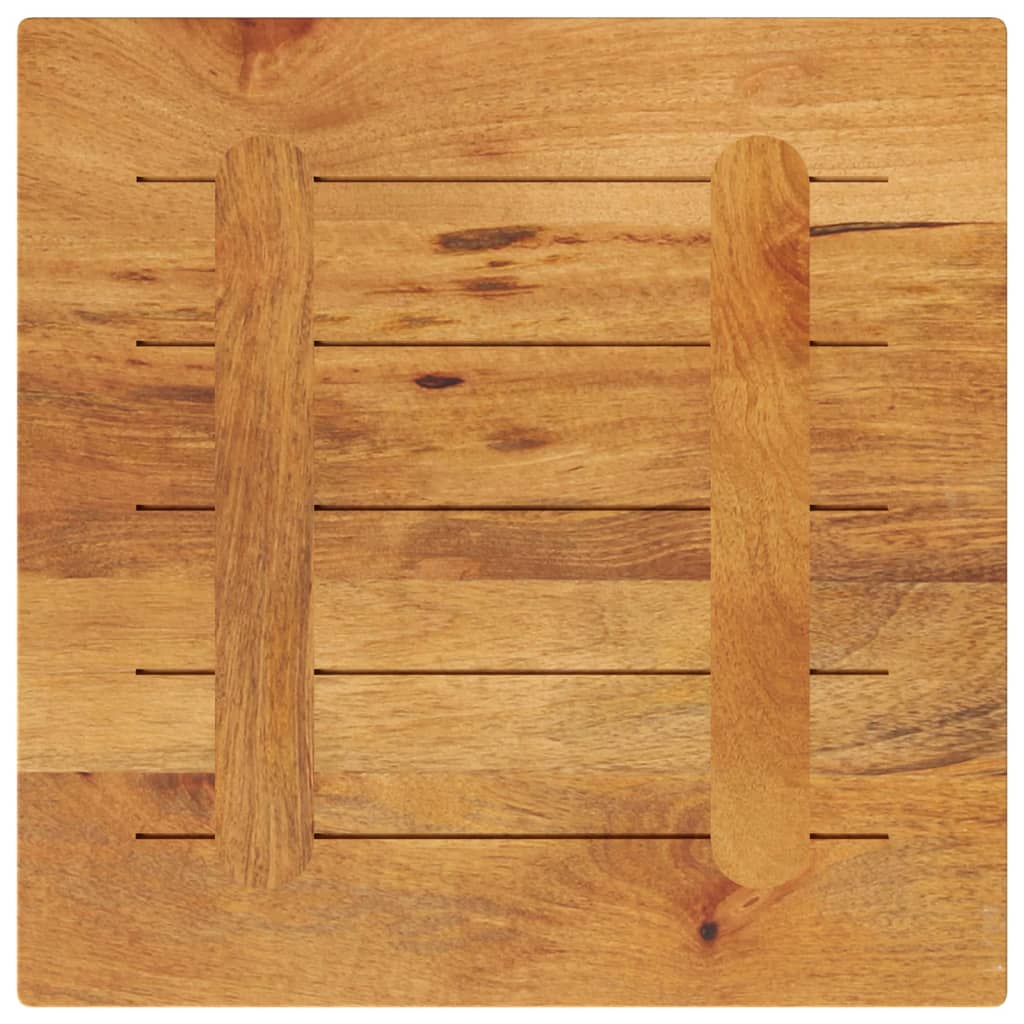 vidaXL Table Top 40x40x3.8 cm Square Solid Wood Mango 5