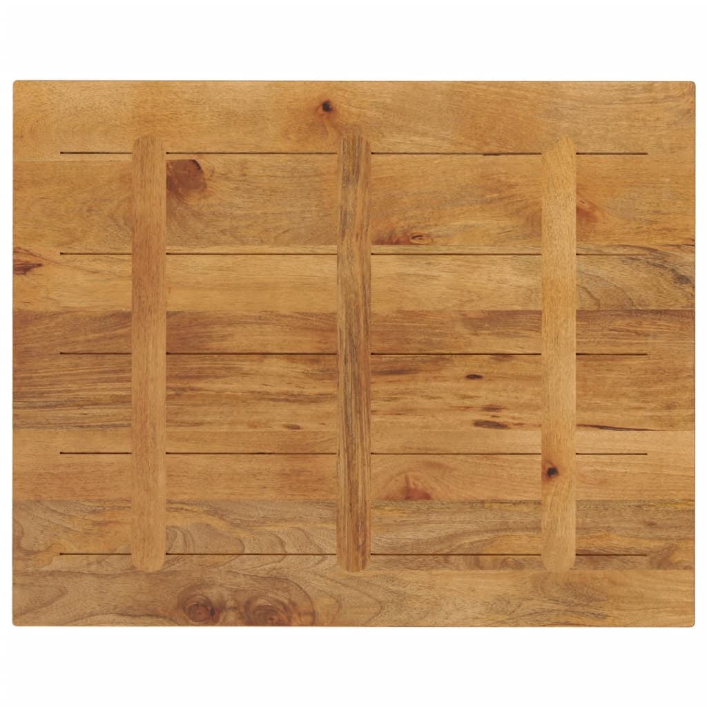 vidaXL Table Top 90x80x3,8 cm Rectangular Solid Wood Mango 4