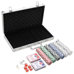 vidaXL Poker Chip Set 300 pcs 11.5 g 1