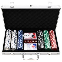 vidaXL Poker Chip Set 300 pcs 11.5 g 3