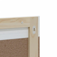 vidaXL Bathroom Mirror with Shelf BERG White 60x12x70 cm Solid Wood 5