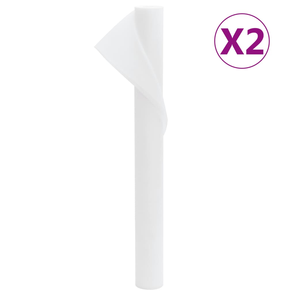 vidaXL Plant Fleece 2 Rolls 70 g/m² 10x1,6 m 1