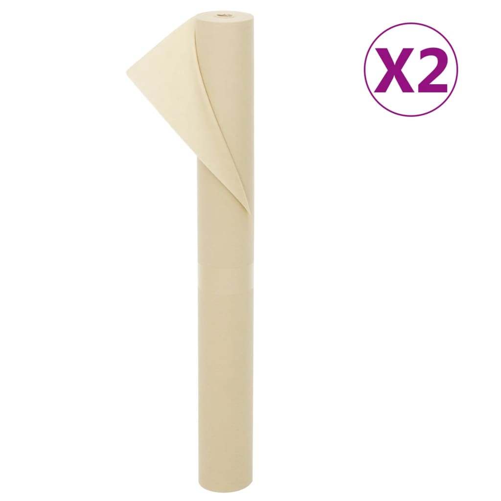 vidaXL Plant Fleece 2 Rolls 70 g/m² 10x1,6 m 1