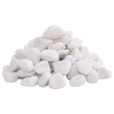 Polished Pebbles 10 kg White 2-5 cm