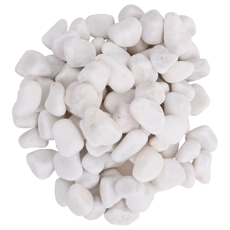 Polished Pebbles 10 kg White 2-5 cm