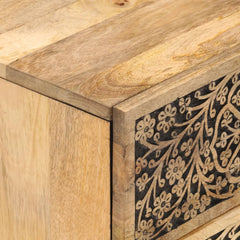 vidaXL Bedside Cabinets 2 pcs 40x33x46 cm Solid Wood Mango 2