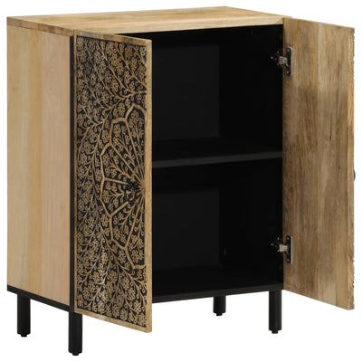 Side Cabinet 60x33x75 cm Solid Wood Mango