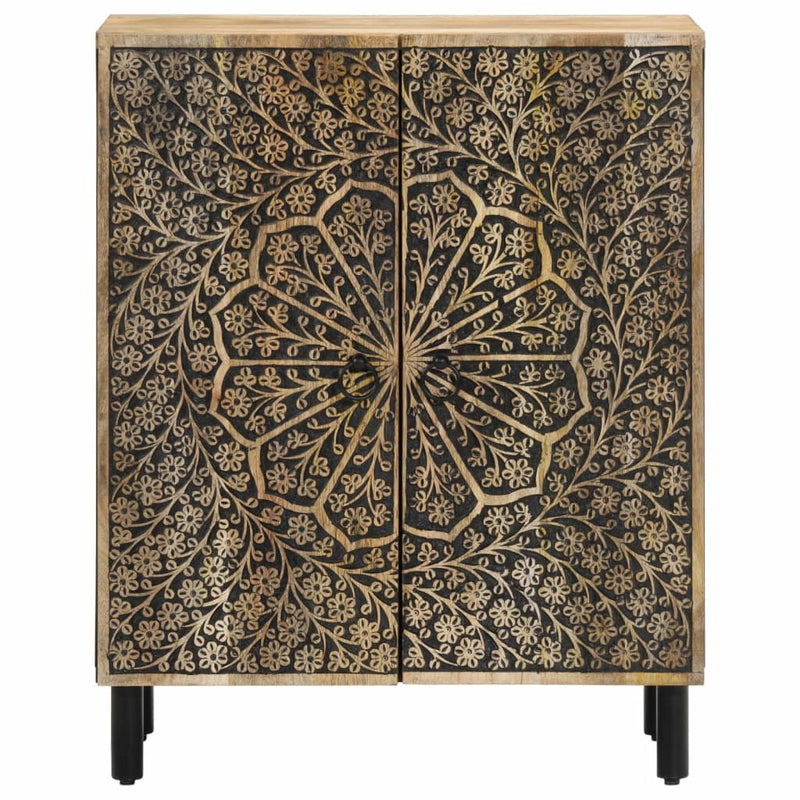 Side Cabinet 60x33x75 cm Solid Wood Mango