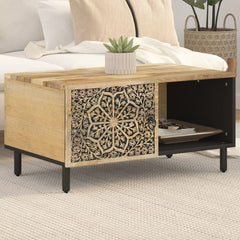 vidaXL Coffee Table 80x50x40 cm Solid Wood Mango 1