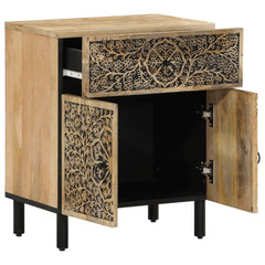 vidaXL Bedside Cabinet 50x33x60 cm Solid Wood Mango 4