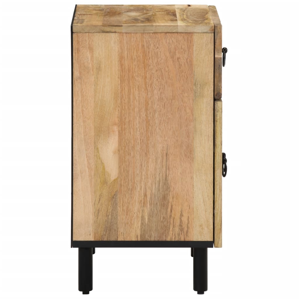 vidaXL Bedside Cabinet 50x33x60 cm Solid Wood Mango 6