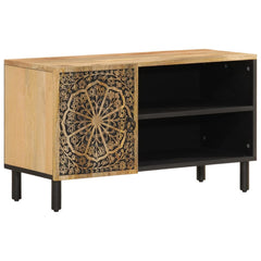 vidaXL TV Cabinet 80x31x46 cm Solid Wood Mango 2