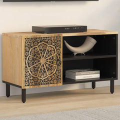vidaXL TV Cabinet 80x31x46 cm Solid Wood Mango 1