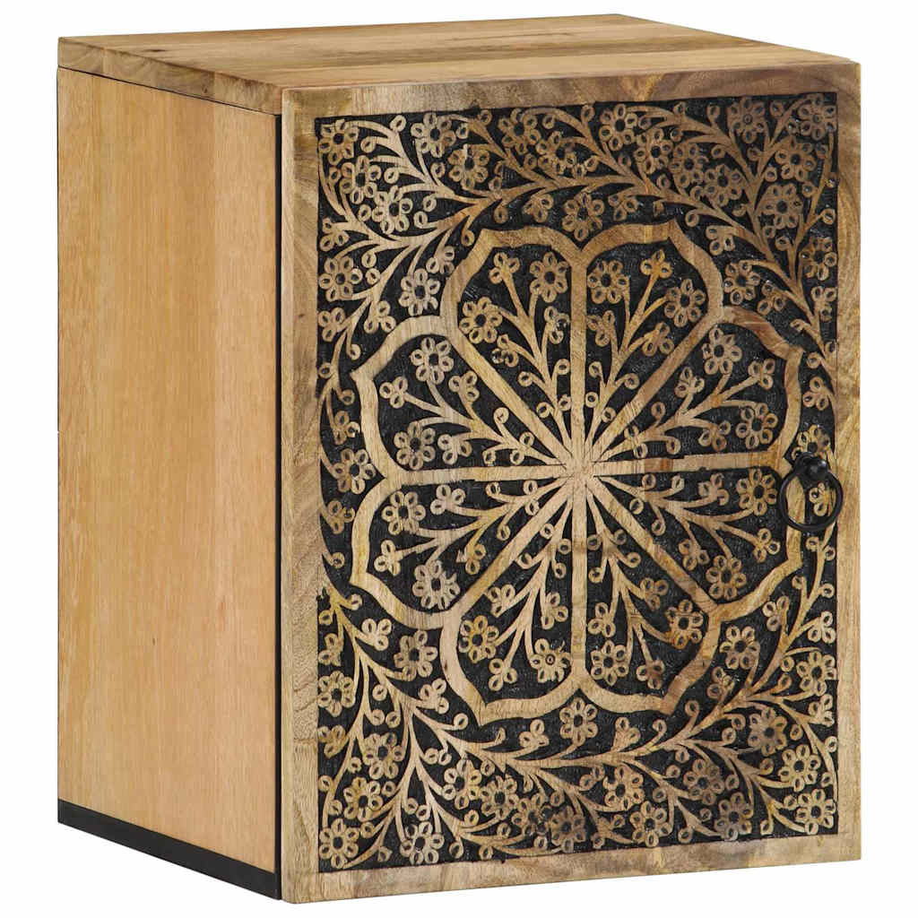 vidaXL Bathroom Wall Cabinet 38x33x48 cm Solid Wood Mango 1