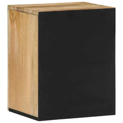vidaXL Bathroom Wall Cabinet 38x33x48 cm Solid Wood Mango 4