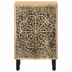 vidaXL Bathroom Cabinet 38x33x58 cm Solid Wood Mango 3