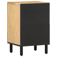 vidaXL Bathroom Cabinet 38x33x58 cm Solid Wood Mango 4