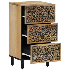 vidaXL Side Cabinet 40x33x75 cm Solid Wood Mango 2