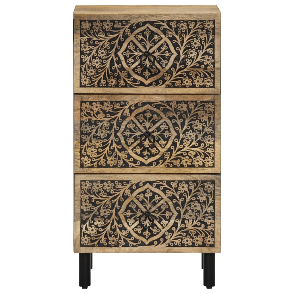 vidaXL Side Cabinet 40x33x75 cm Solid Wood Mango 3