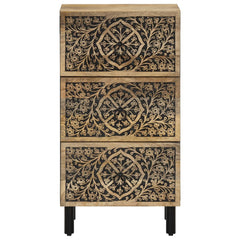 vidaXL Side Cabinet 40x33x75 cm Solid Wood Mango 3
