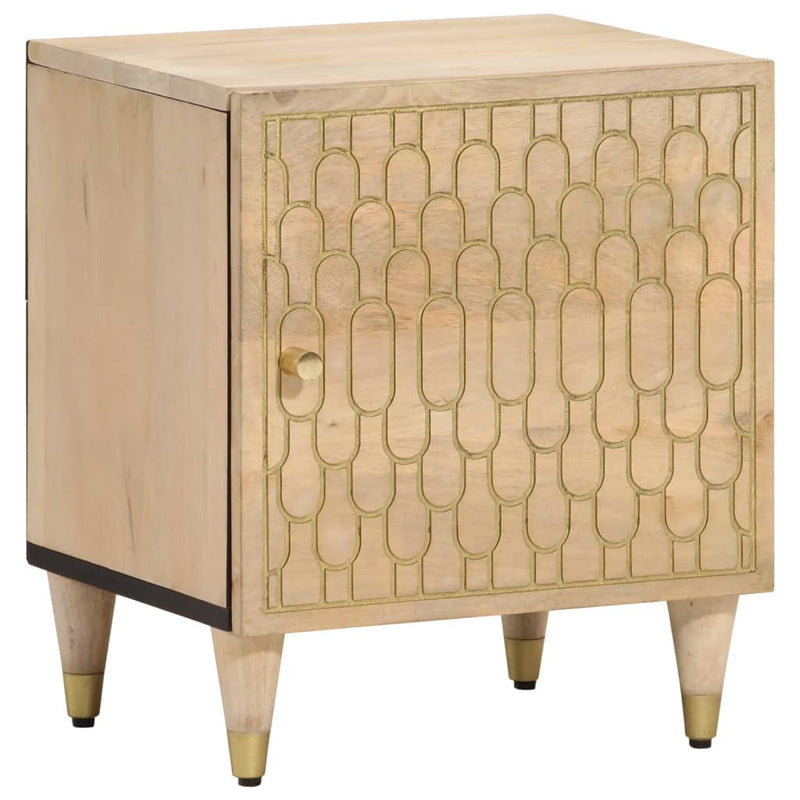 Bedside Cabinets 2 pcs 40x33x46 cm Solid Wood Mango