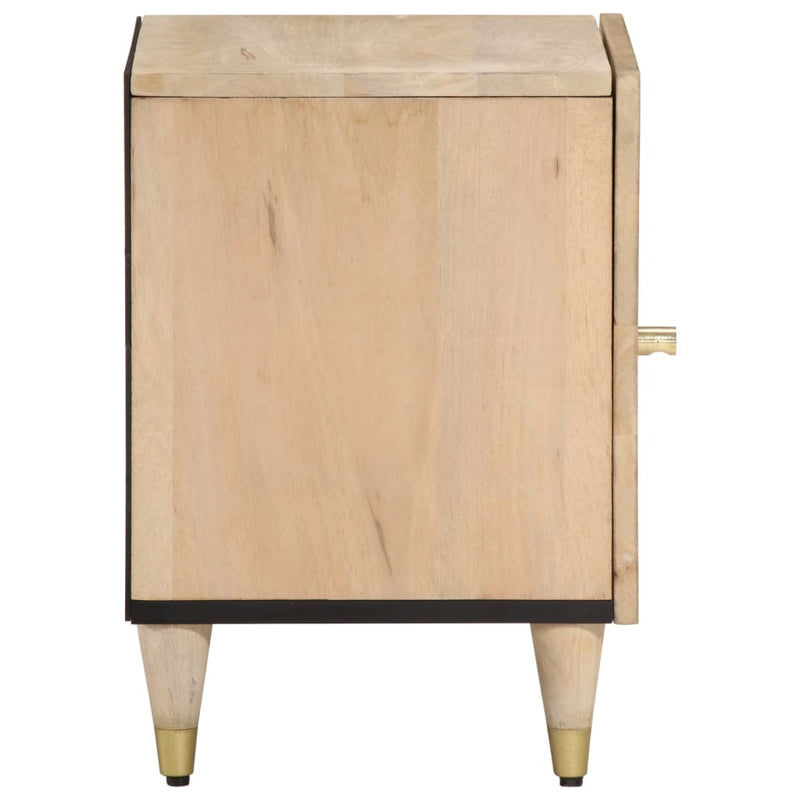 Bedside Cabinets 2 pcs 40x33x46 cm Solid Wood Mango