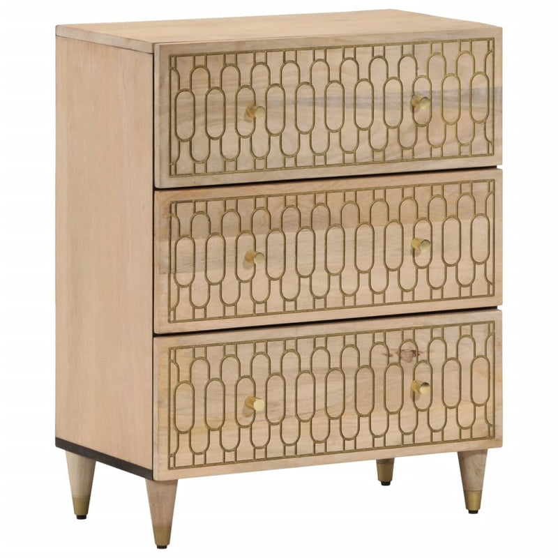 Side Cabinet 60x33x75 cm Solid Wood Mango