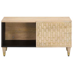vidaXL Coffee Table 80x50x40 cm Solid Wood Mango 4