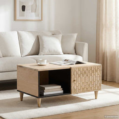 vidaXL Coffee Table 80x50x40 cm Solid Wood Mango 1