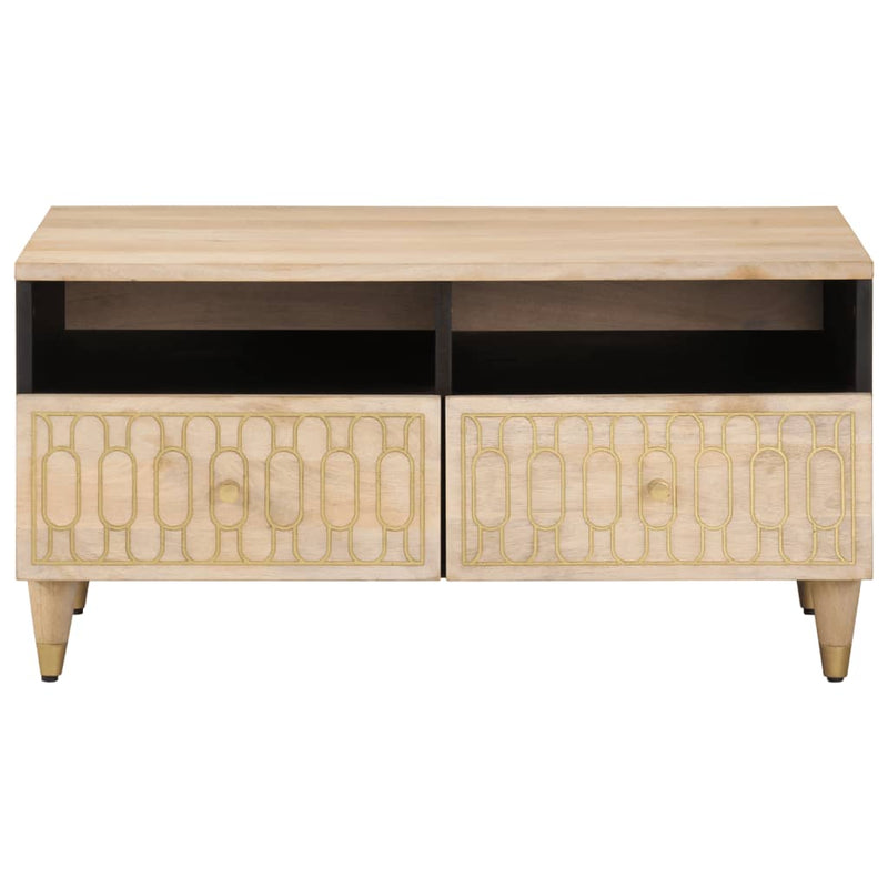 Coffee Table 80x54x40 cm Solid Wood Mango