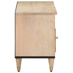 vidaXL TV Cabinet | Natural wood | Solid mango wood | Medium | TV Cabinet 5