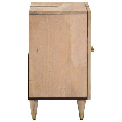 Bathroom Sink Cabinet 62x33x58 cm Solid Wood Mango