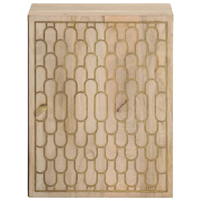 Bathroom Wall Cabinet 38x33x48 cm Solid Wood Mango