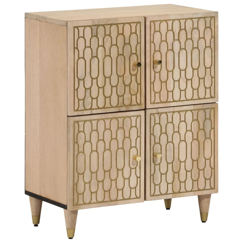 Side Cabinet 60x33x75 cm Solid Wood Mango