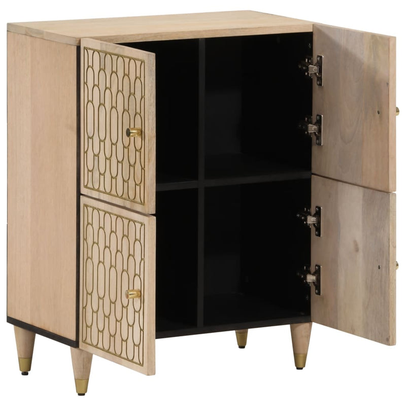 Side Cabinet 60x33x75 cm Solid Wood Mango