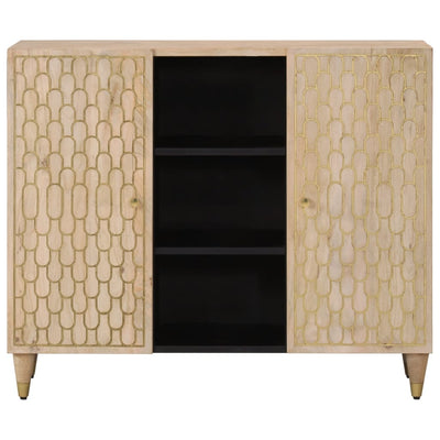 Side Cabinet 90x33x75 cm Solid Wood Mango