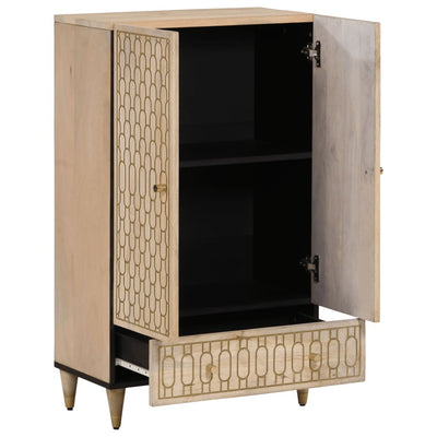 Highboard 60x33x100 cm Solid Wood Mango