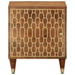 vidaXL Bedside Cabinet 40x33x46 cm Solid Wood Mango 2
