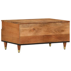 Coffee Table 80x54x40 cm Solid Wood Mango Honey brown