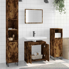vidaXL 2 Piece Bathroom Furniture Set Engineered Wood
