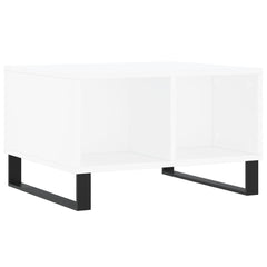 vidaXL Coffee Table White 60x50x36.5 cm Engineered Wood 2