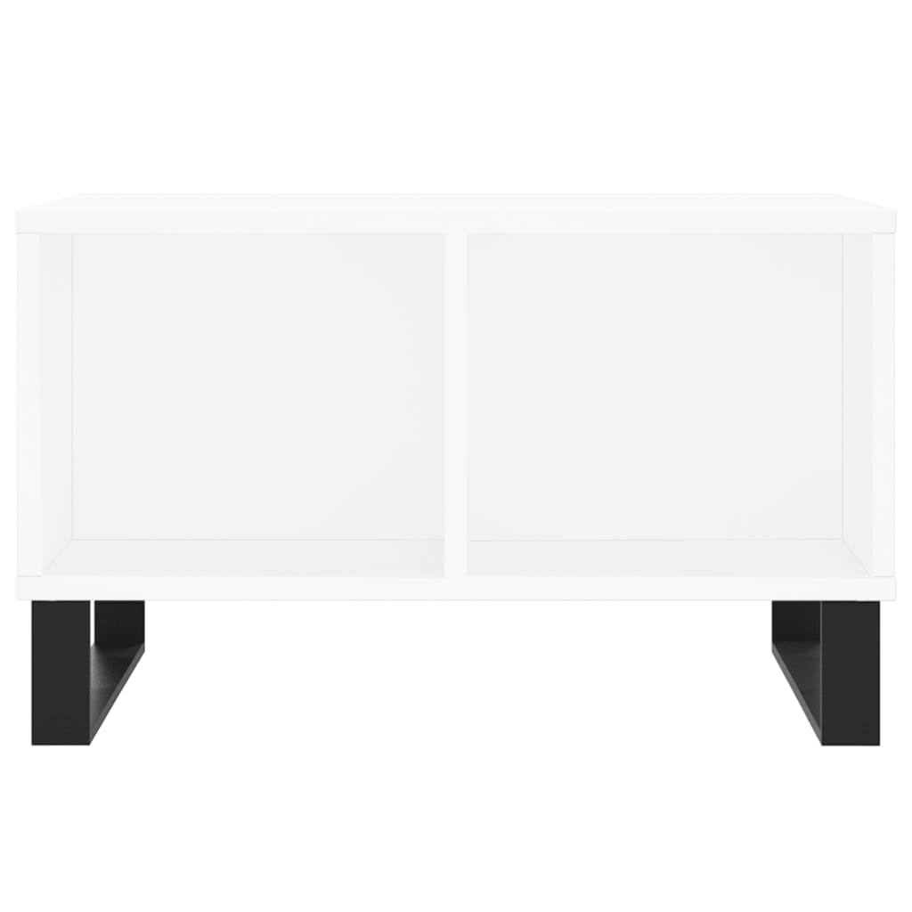vidaXL Coffee Table White 60x50x36.5 cm Engineered Wood 4