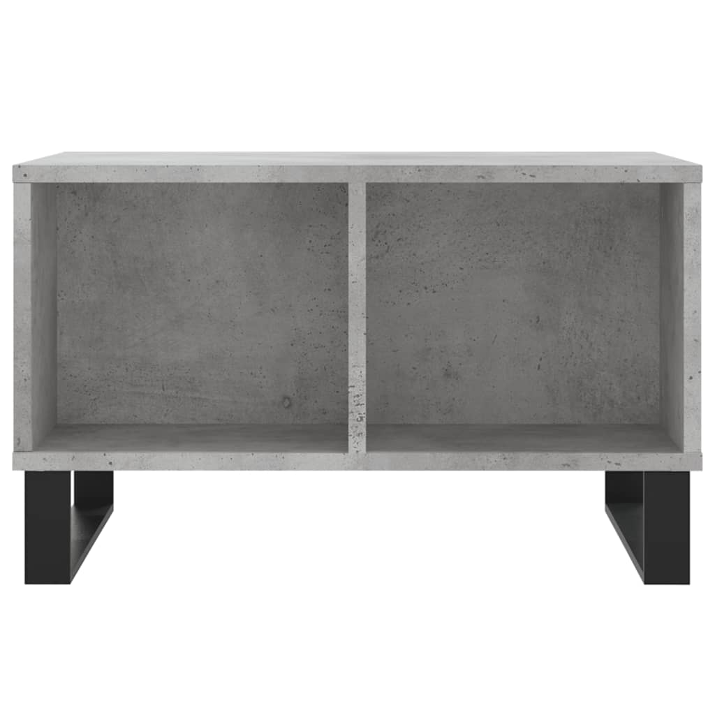 vidaXL Coffee Table Concrete Grey 60x50x36.5 cm Engineered Wood 4